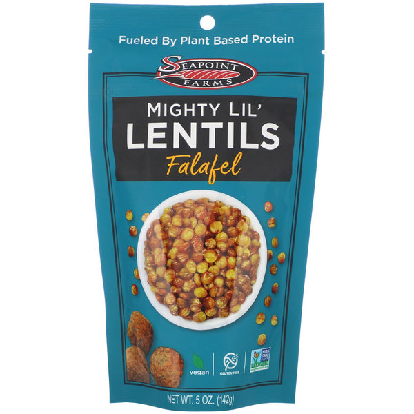 Seapoint Farms, Mighty Lil' Lentils, Falafel, 5 oz (142 g) - The Supplement Shop