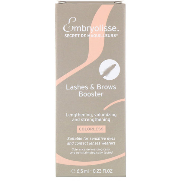 Embryolisse, Lashes & Brows Booster, 0.23 fl oz (6.5 ml) - The Supplement Shop