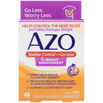 Azo, Bladder Control with Go-Less & Weight Management, 48 Capsules - The Supplement Shop