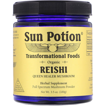 Sun Potion, Organic Reishi Powder, 3.5 oz (100 g)
