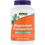 Now Foods, Magnesium Transporters, 180 Veg Capsules - The Supplement Shop