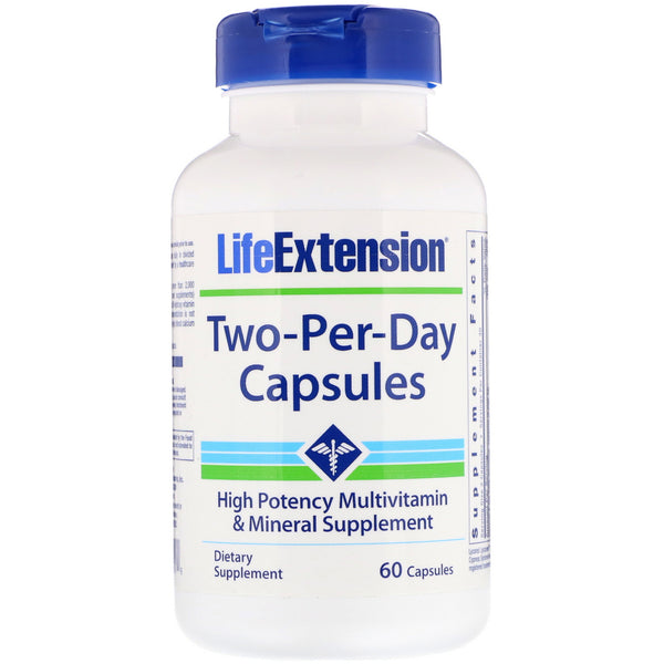 Life Extension, Two-Per-Day Capsules, 60 Capsules - The Supplement Shop
