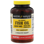 Mason Natural, Fish Oil, 1,000 mg, 180 Softgels - The Supplement Shop
