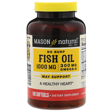 Mason Natural, Fish Oil, 1,000 mg, 180 Softgels