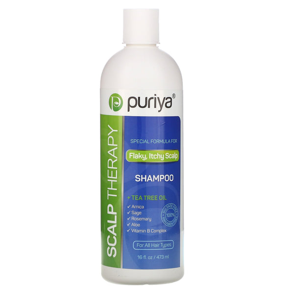 Puriya, Scalp Therapy Shampoo, For All Hair Types, 16 fl oz (473 ml) - The Supplement Shop