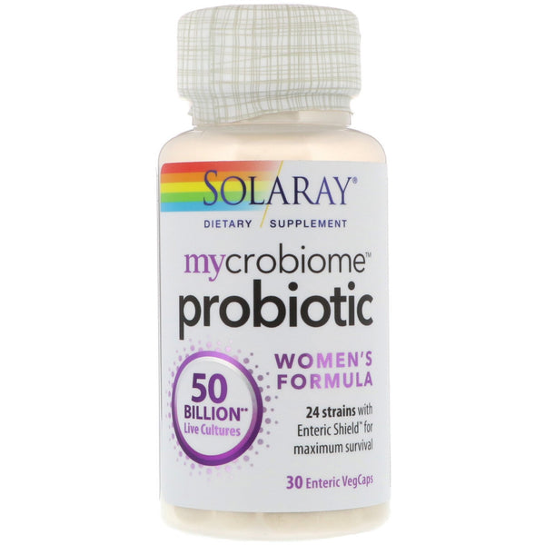 Solaray, Mycrobiome Probiotic, Women's Formula, 30 Enteric VegCaps - The Supplement Shop