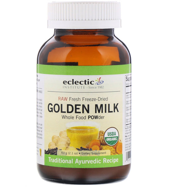 Eclectic Institute, Golden Milk, 2.1 oz (60 g) - The Supplement Shop