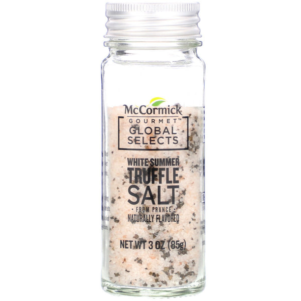 McCormick Gourmet Global Selects, White Summer Truffle Salt From France, Naturally Flavored, 3 oz (85 g) - The Supplement Shop