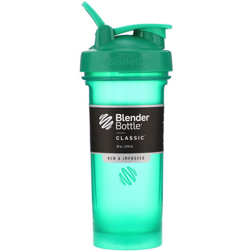 Blender Bottle, Classic With Loop, Emerald Green, 28 oz (828 ml)