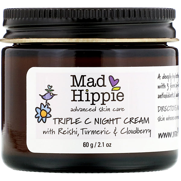 Mad Hippie Skin Care Products, Triple C Night Cream, 2.1 oz (60 g) - The Supplement Shop
