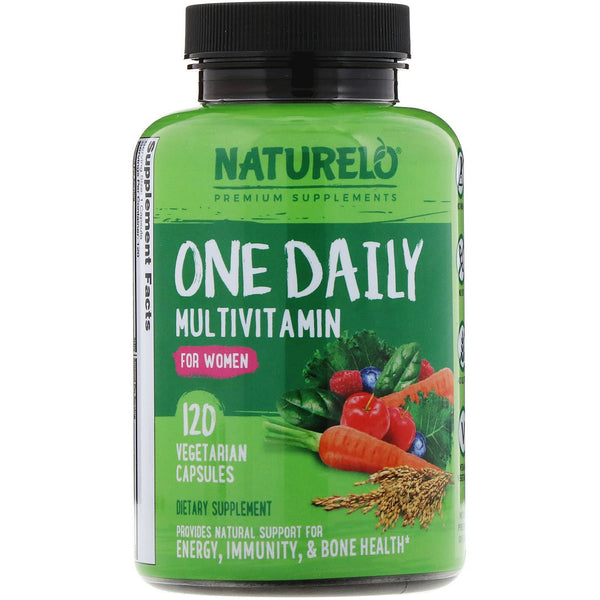 NATURELO, One Daily Multivitamin for Women, 120 Vegetarian Capsules - The Supplement Shop