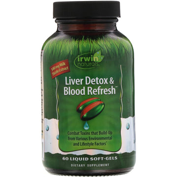 Irwin Naturals, Liver Detox & Blood Refresh, 60 Liquid Soft-Gels