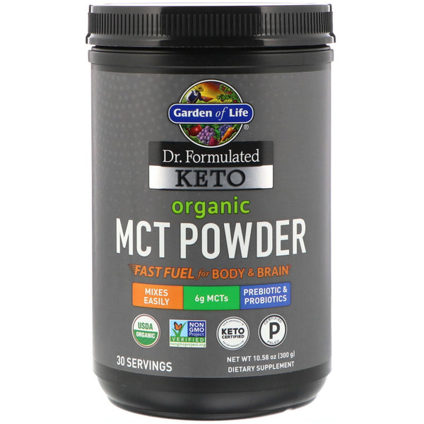 Garden of Life, Dr. Formulated Keto Organic MCT Powder, 10.58 oz (300 g) - The Supplement Shop