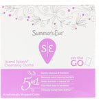 Summer's Eve, 5 in 1 Cleansing Cloths, Island Splash, 16 Individually Wrapped Cloths - The Supplement Shop