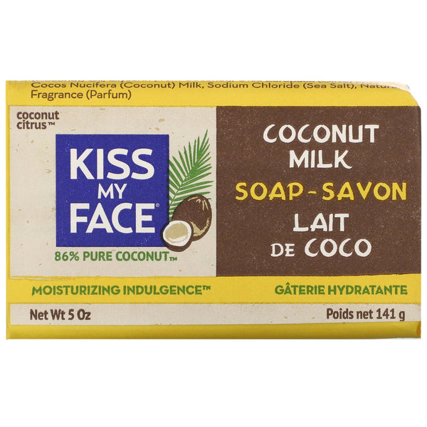 Kiss My Face, Coconut Milk Soap, Coconut Citrus, 5 oz (141 g) - The Supplement Shop