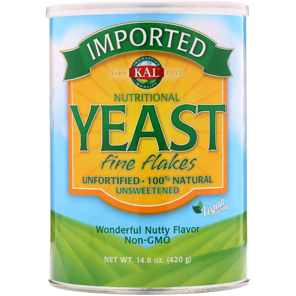 KAL, Imported, Nutritional Yeast, Fine Flakes, 14.8 oz (420 g) - The Supplement Shop