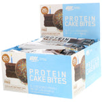 Optimum Nutrition, Protein Cake Bites, Chocolate Birthday Cake, 9 Bars, 2.29 oz (65 g) Each - The Supplement Shop