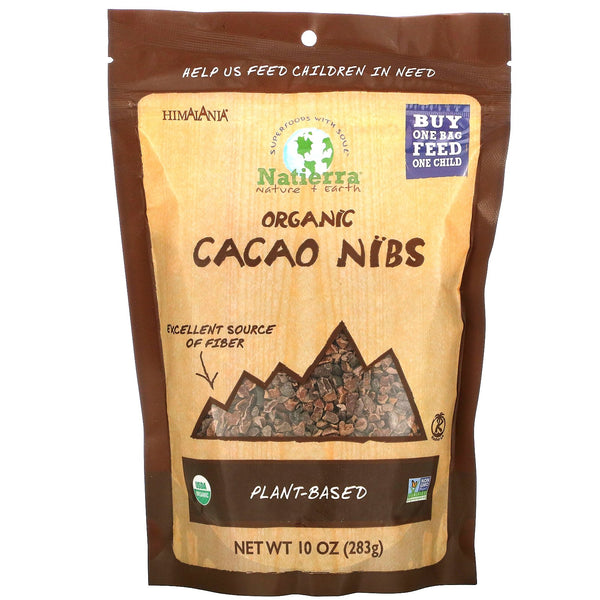 Natierra, Himalania, Organic Cacao Nibs, 10 oz (283 g) - The Supplement Shop