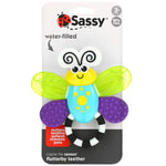 Sassy, Inspire The Senses, Flutterby Teether, 3 + Months, 1 Count - The Supplement Shop