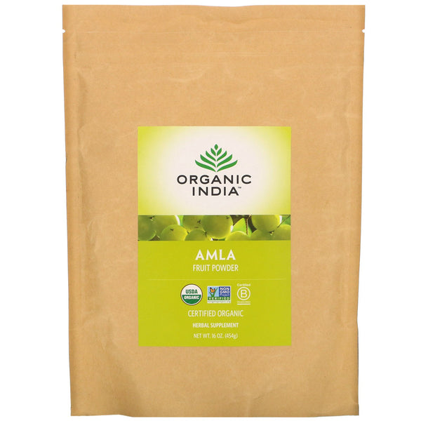 Organic India, Amla Fruit Powder, 16 oz (454 g) - The Supplement Shop