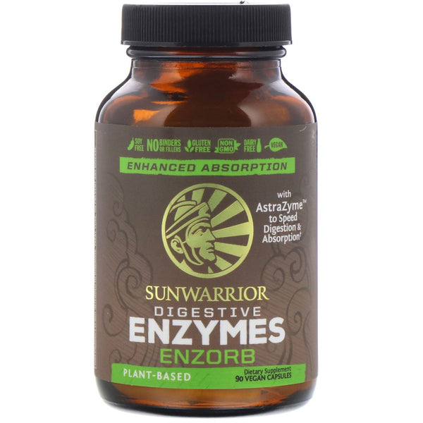 Sunwarrior, Enzorb Digestive Enzymes, 90 Vegan Capsules - The Supplement Shop