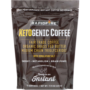 RAPIDFIRE, Ketogenic Coffee, 7.93 oz (225 g)