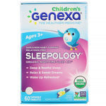 Genexa, Children's Sleepology, Organic Nighttime Sleep Aid, Vanilla Lavender Flavor, Ages 3+, 60 Chewable Tablets - The Supplement Shop