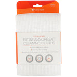 Full Circle, Clean Again, Extra Absorbing Cleaning Cloths, 2 Pack, 12" x 12" Each - The Supplement Shop