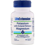 Life Extension, Potassium with Extend-Release Magnesium, 60 Vegetarian Capsules - The Supplement Shop