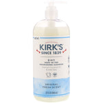 Kirk's, 3-in-1 Head to Toe Nourishing Cleanser, Original Fresh Scent, 32 fl oz (946 ml) - The Supplement Shop