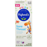 Hyland's, 4 Kids, Sore Throat, 2-12 Years, Natural Grape Flavor, 4 fl oz (118 ml) - The Supplement Shop