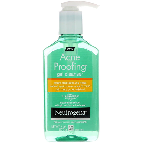 Neutrogena, Acne Proofing, Gel Cleanser, 6 oz (170 g) - The Supplement Shop