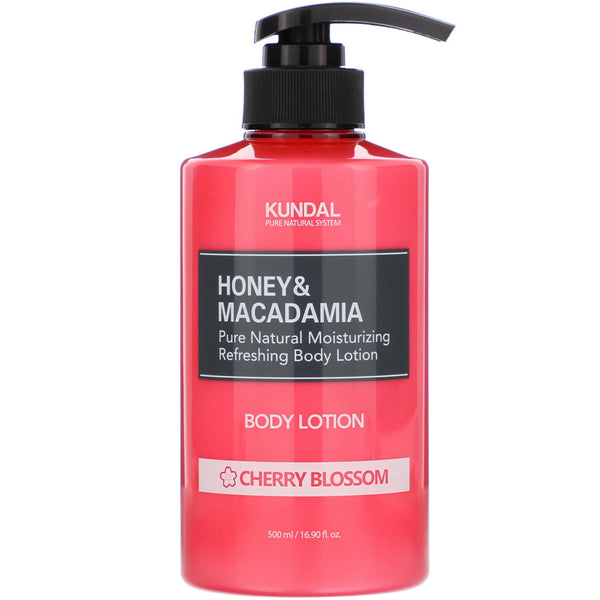 Kundal, Honey & Macadamia, Body Lotion, Cherry Blossom, 16.90 fl oz (500 ml) - The Supplement Shop