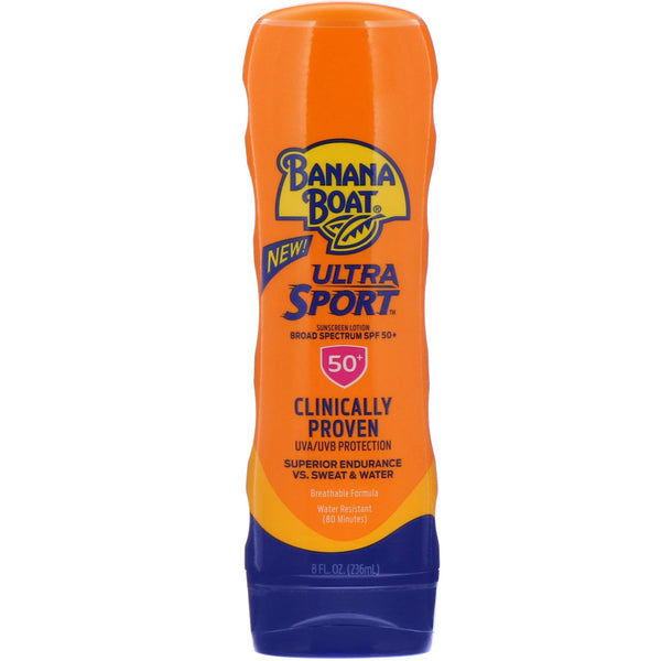Banana Boat, Ultra Sport, Sunscreen Lotion, SPF 50+, 8 oz (236 ml) - The Supplement Shop