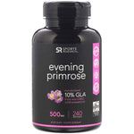 Sports Research, Evening Primrose, 500 mg, 240 Softgels - The Supplement Shop