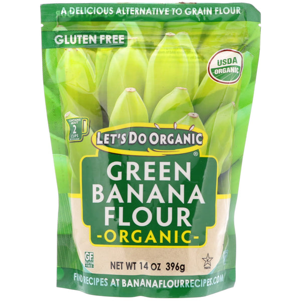 Edward & Sons, Let's Do Organic, Organic Green Banana Flour, 14 oz (396 g) - The Supplement Shop