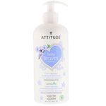 ATTITUDE, Baby Leaves Science, 2-In-1 Natural Shampoo & Body Wash, Almond Milk, 16 fl oz (473 ml) - The Supplement Shop