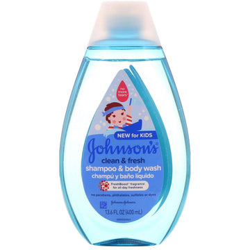 Johnson & Johnson, Kids, Clean & Fresh, Shampoo & Body Wash, 13.6 fl oz (400 ml)