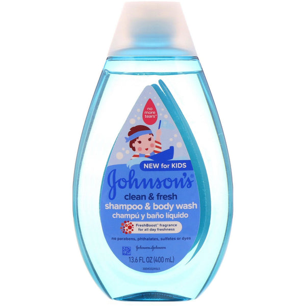 Johnson & Johnson, Kids, Clean & Fresh, Shampoo & Body Wash, 13.6 fl oz (400 ml) - The Supplement Shop