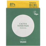 Yadah, Cactus Toner Pads, 20 Pads - The Supplement Shop