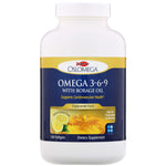Oslomega, Norwegian Omega 3-6-9 with Borage Oil, Lemon Flavor, 180 Fish Gelatin Softgels - The Supplement Shop