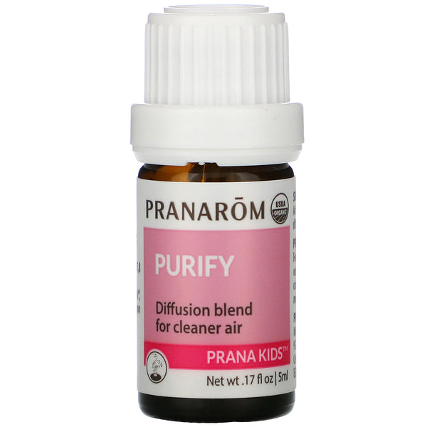Pranarom, PRANA KIDS, Essential Oil, Purify, + 3 Months, .17 fl oz (5 ml) - The Supplement Shop
