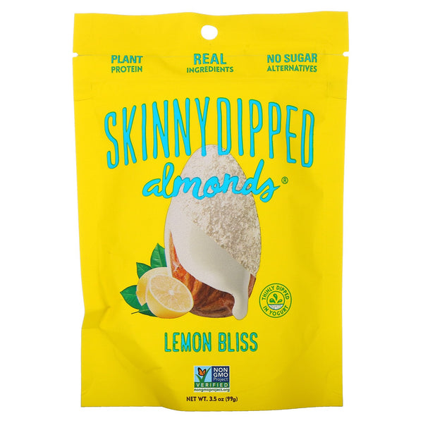 SkinnyDipped, Skinny Dipped Almonds, Lemon Bliss, 3.5 oz (99 g) - The Supplement Shop