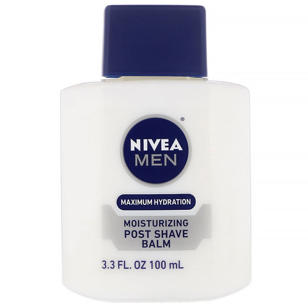 Nivea, Men, Maximum Hydration, Moisturizing Post Shave Balm, 3.3 fl oz (100 ml) - The Supplement Shop