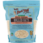 Bob's Red Mill, Organic, Quick Cooking Rolled Oats, Whole Grain, 32 oz (907 g) - The Supplement Shop