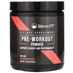Sierra Fit, Pre-Workout Powder, Watermelon Flavor, 9.5 oz (270 g) - The Supplement Shop