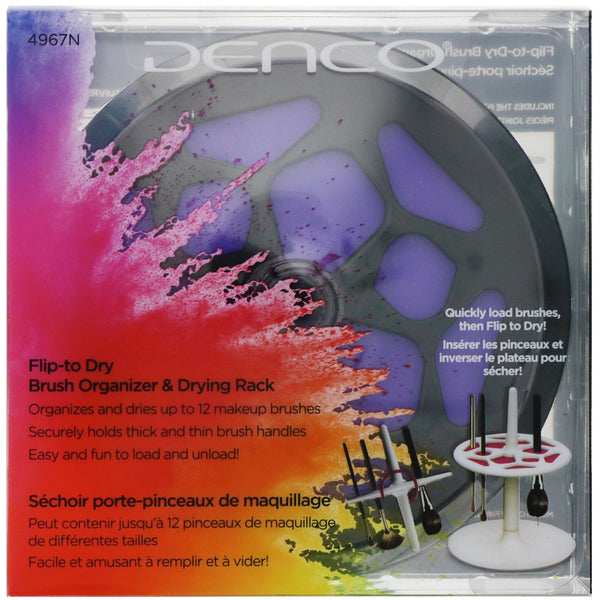 Denco, Flip to Dry Brush Organizer & Drying Rack, 1 Drying Rack - The Supplement Shop