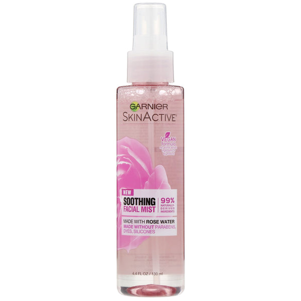 Garnier, SkinActive, Soothing Facial Mist with Rose Water, 4.4 fl oz (130 ml) - The Supplement Shop