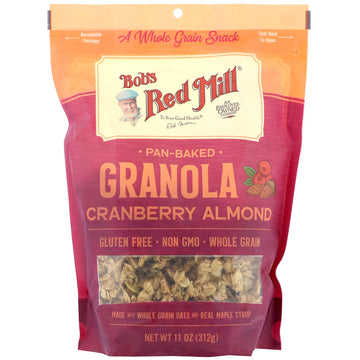 Bob's Red Mill, Pan-Baked Granola, Cranberry Almond, 11 oz (312 g)