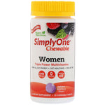 Super Nutrition, SimplyOne, Women, Triple Power Multivitamin, Wild-Berry Flavor, 30 Chewable Tablets